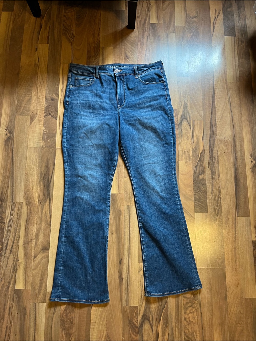 American Eagle Outfitters Dark Blue Flare Jeans
